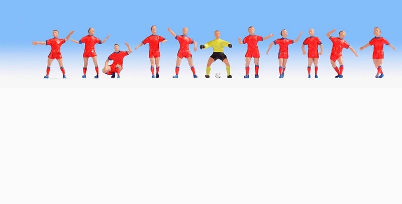 Noch 15987 Fußballteam Tschechien Spur H0 NEU OVP Figuren