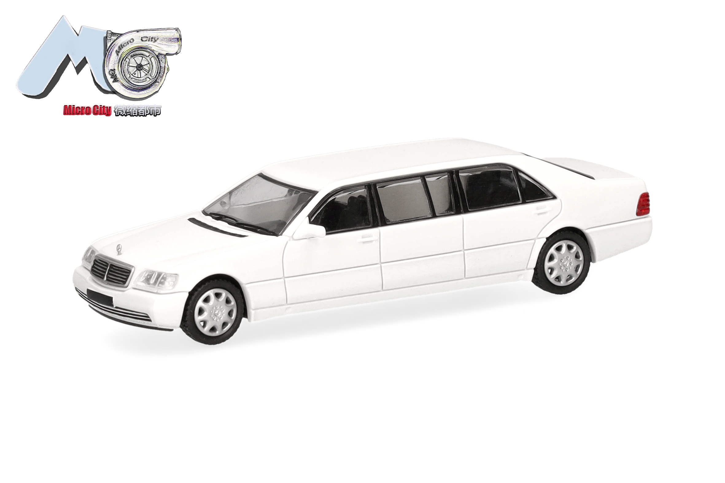 Herpa 87MC000115 MB S600 Pullmann, weiß