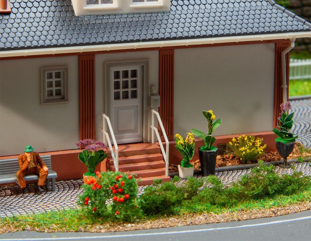 Faller 181284 6 Topfpflanzen 14 - 22 mm 1:87 Spur H0 NEU OVP