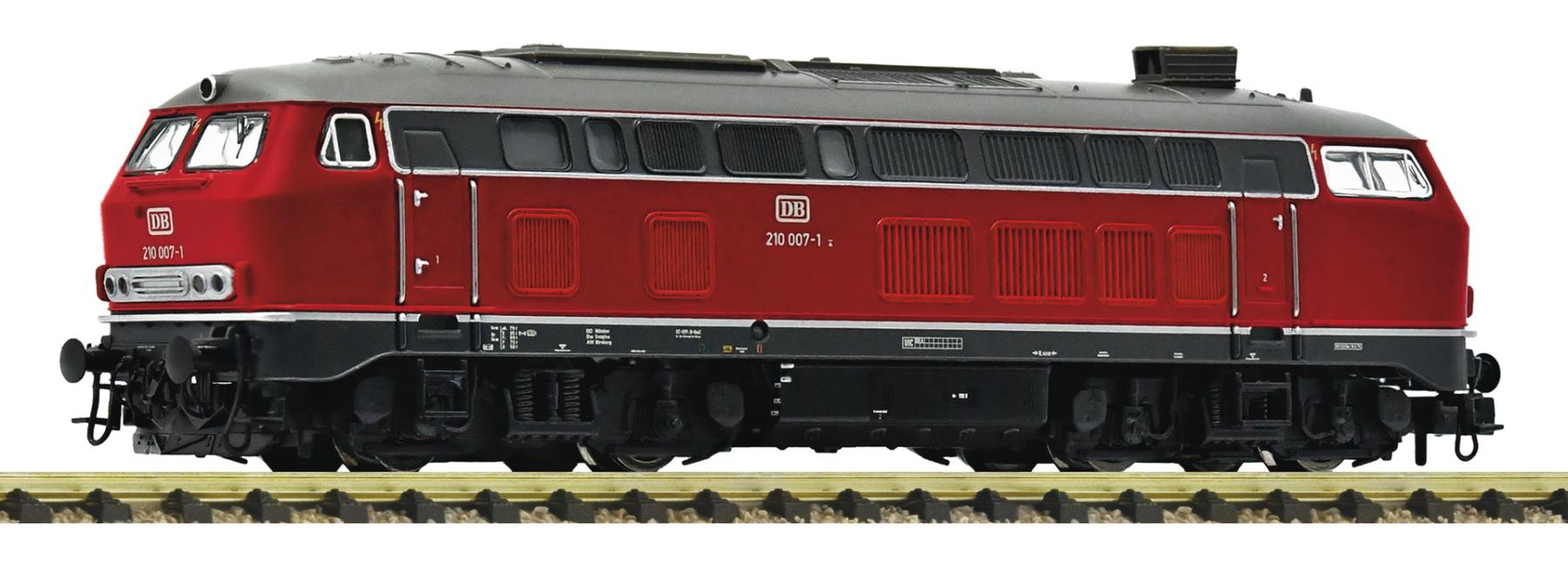 Fleischmann 7370008 Diesellokomotive 210 007-1 DB 1:160 Spur N DCC Snd