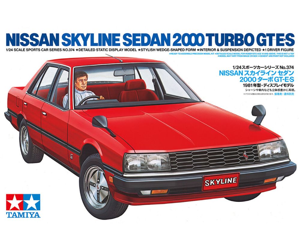Tamiya 24374 Nissan Skyline 2000 Turbo GTES 1:24 Bausatz NEU OVP