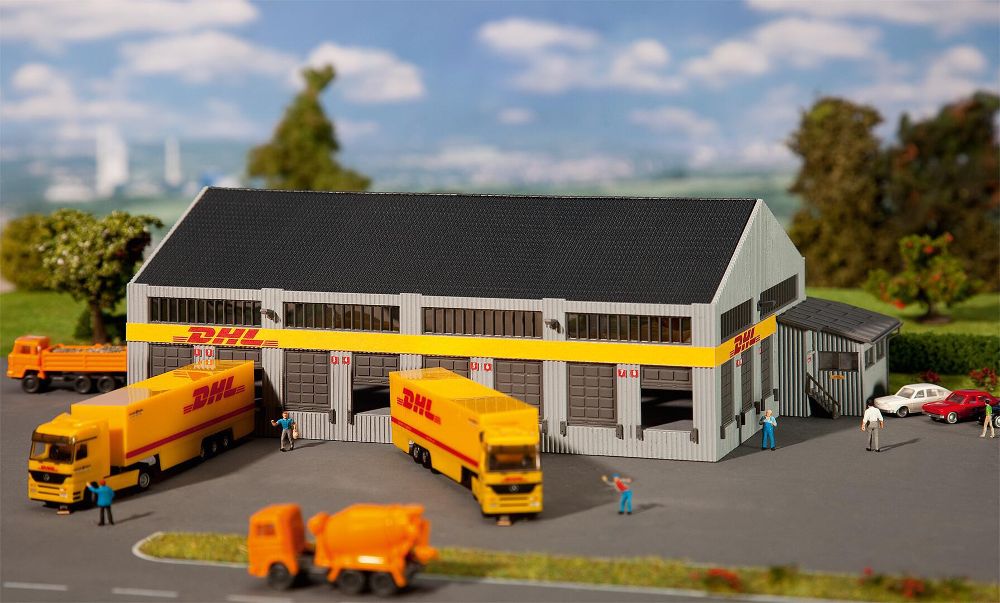 Faller 231733 Logistik-Zentrum DHL mit Figuren 1:160 Spur N Bausatz