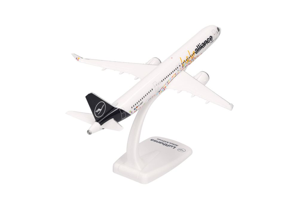 Herpa 614832 Lufthansa Airbus A321neo "Help Alliance" D-AIEP 1:200
