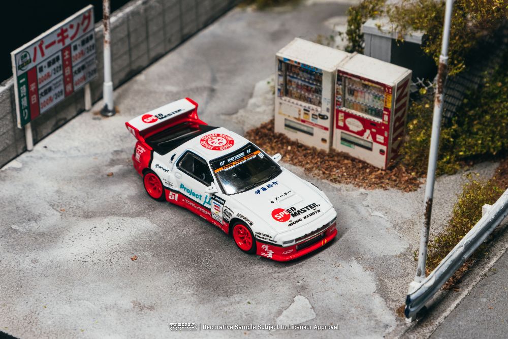 Tarmac Works T64-066-WA 1:64 MAZDA RX-7 (FC3S) PANDEM MASASHI WATANABE 2026