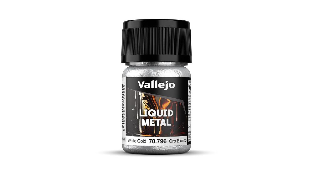Vallejo 70796 Weißgold, Auf Alkoholbasis, Metallic, 35 ml Model Color