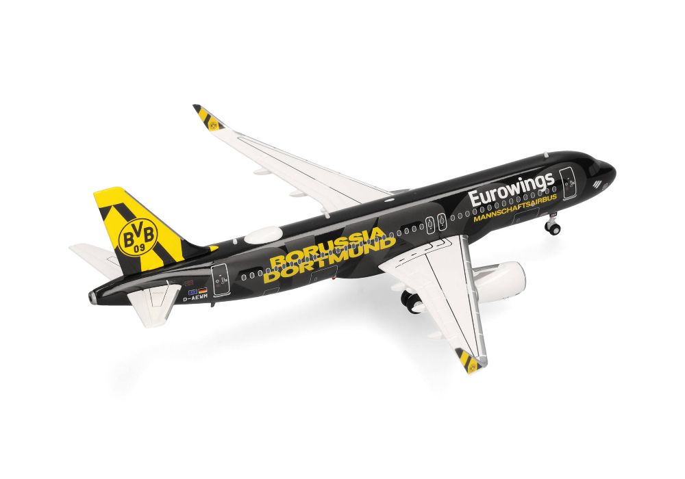 Herpa 573764 Eurowings Airbus A320 D-AEWM "BVB" (2025) 1:200