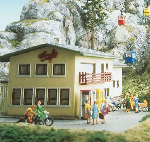 Brawa 6290 Kanzelwandbahn Gebäude Berg- und Talstation Spur H0