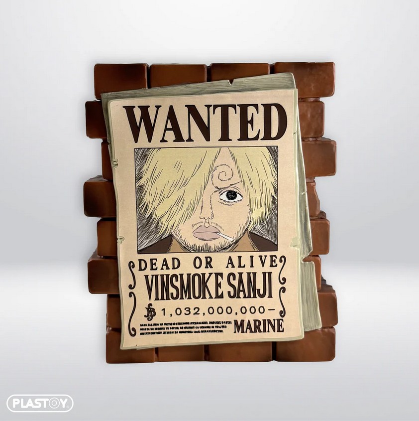 Plastoy 80282 One Piece Wanted Sanji 15 cm NEU OVP Spardose
