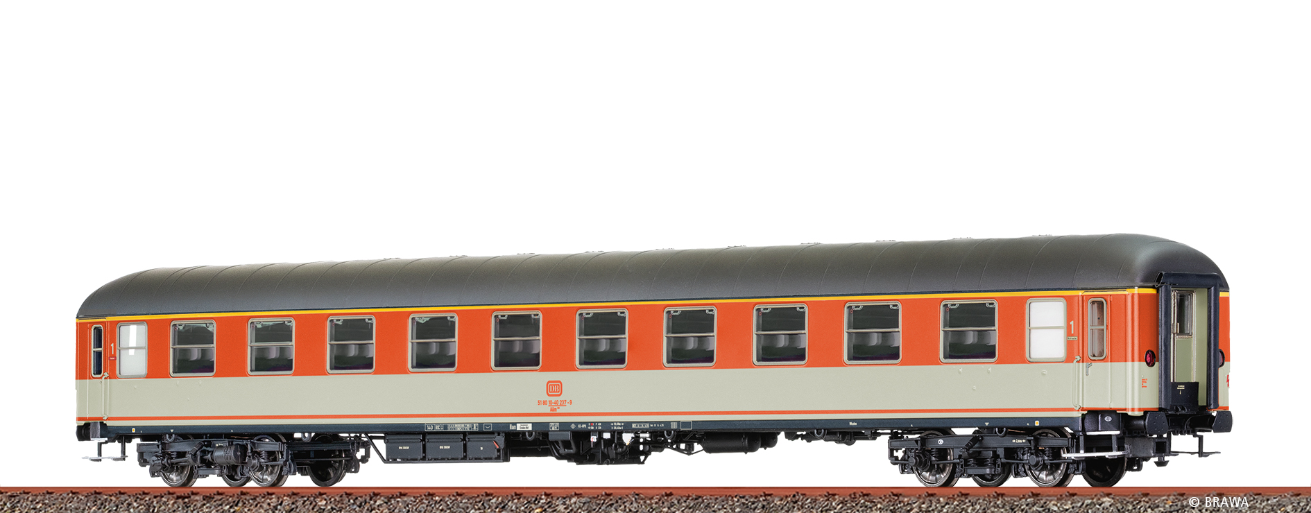 Brawa 58180 H0 Schnellzugwagen Aüm203 DB