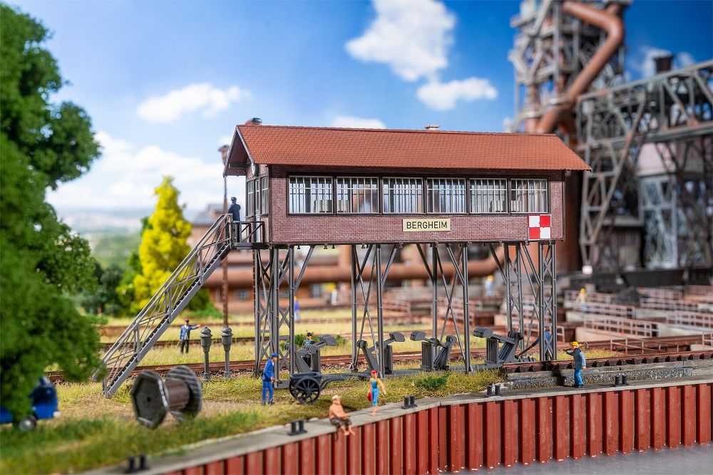 Faller 120090 Stellwerk Bergheim 1:87 Spur H0 Bausatz NEU OVP