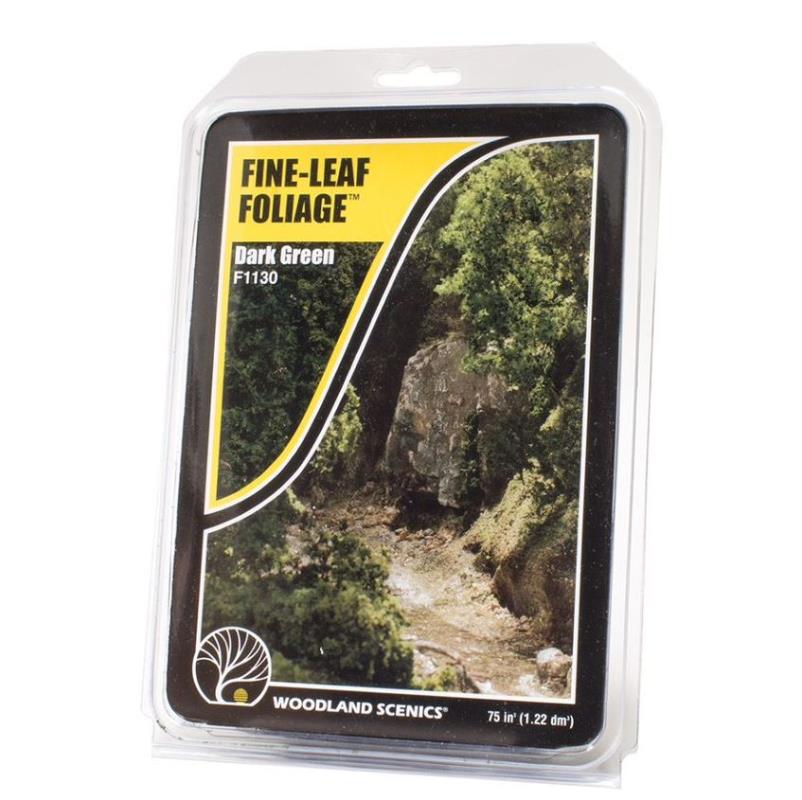 Woodland Scenics F1130 Dark Green Fine Leaf Foliage - Neu - OVP