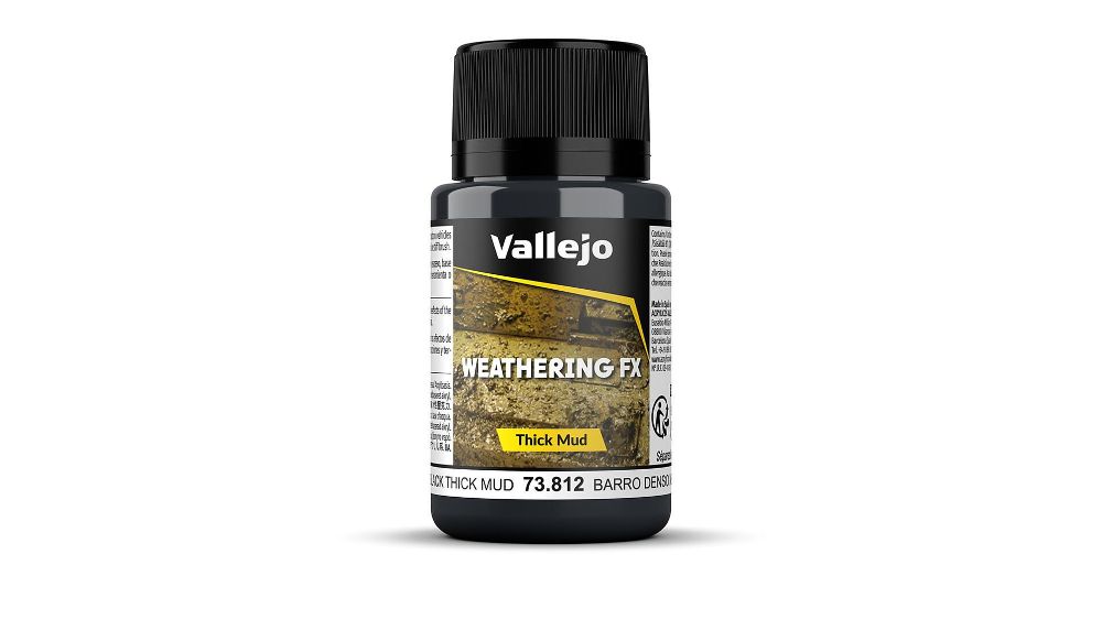 Vallejo 73812 Schlamm, schwarz, 40 ml Weathering NEU