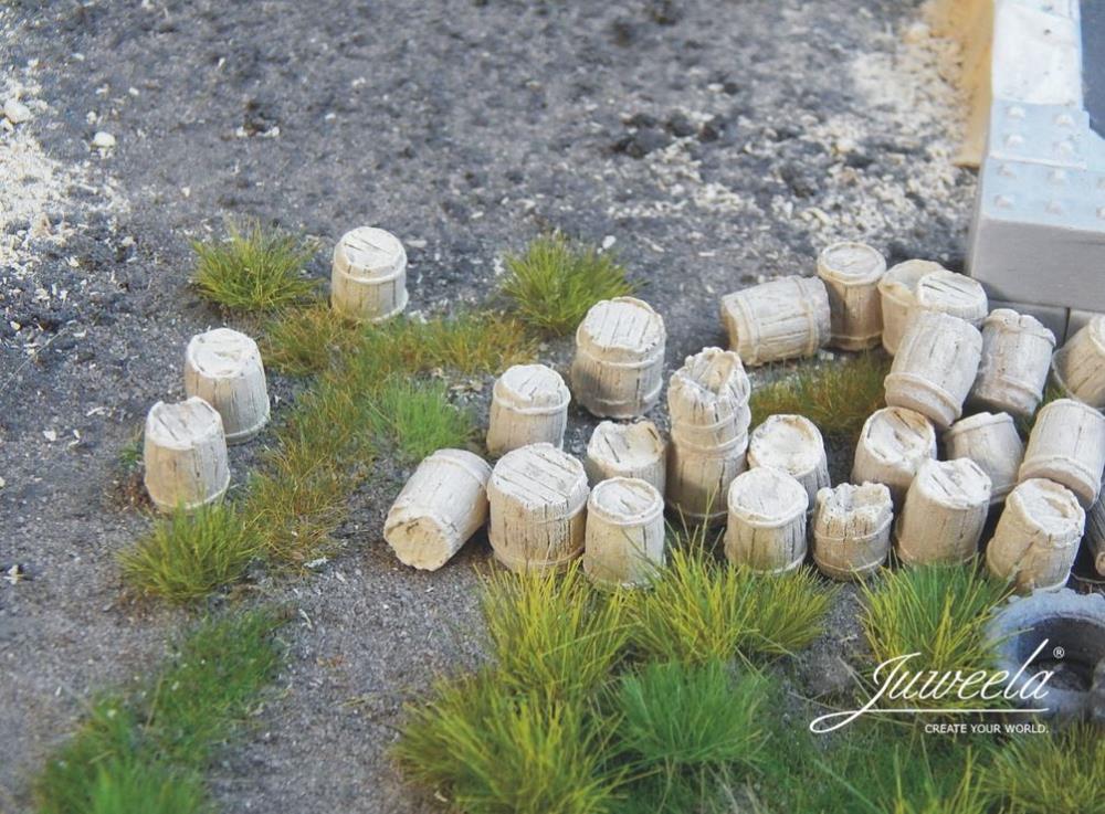 Juweela 28339 alte Holzfässer hell - 88x - 1:87 - Neu - OVP