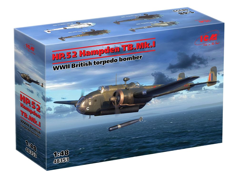 ICM 48353 HP.52 Hampden TB.Mk.I 1:48 Modellbausatz NEU OVP