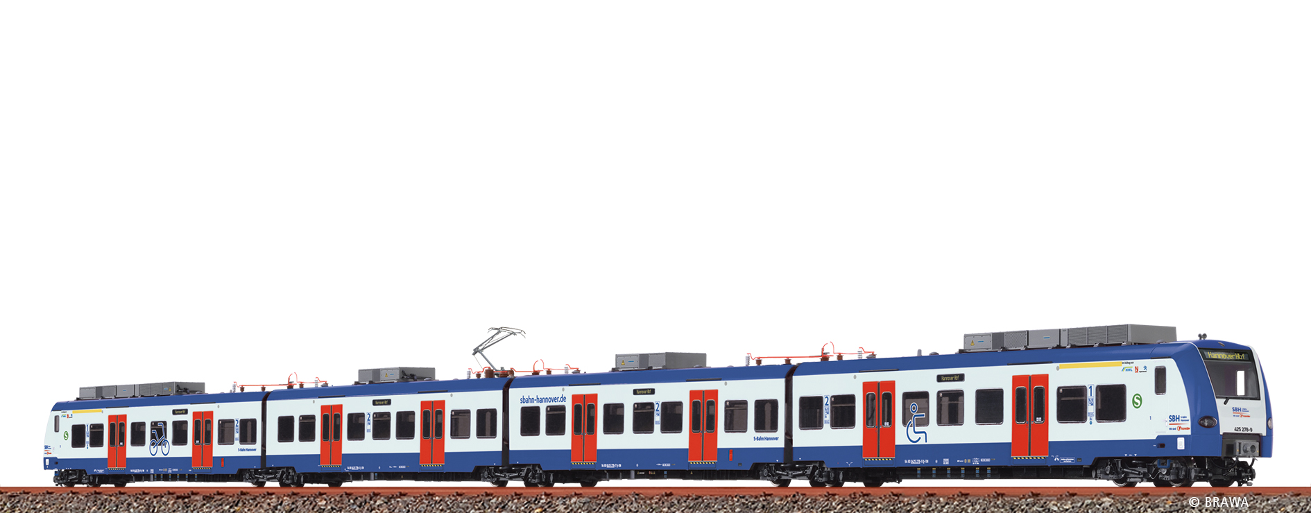 Brawa 58239 H0 Elektrotriebwagen BR 425 S-Bahn Hannover (Hannover Hbf),