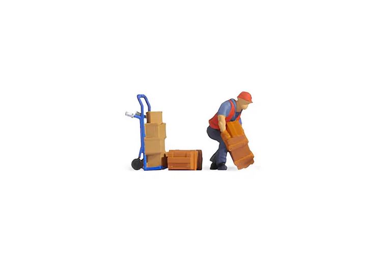 Noch 16526 Tiny-Scenes „Lagerarbeit” 1:87 Spur H0 Neu OVP