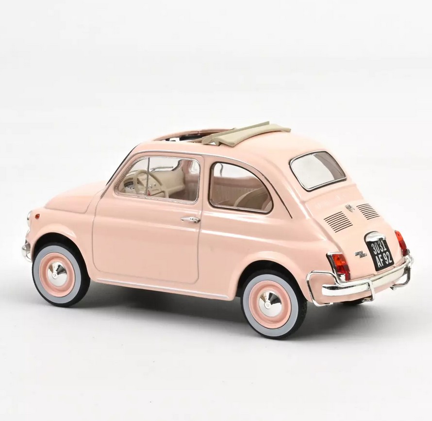Norev 187774 Fiat 500 L 1968 Rosa Geburtsgeschenk 1:18 NEU OVP