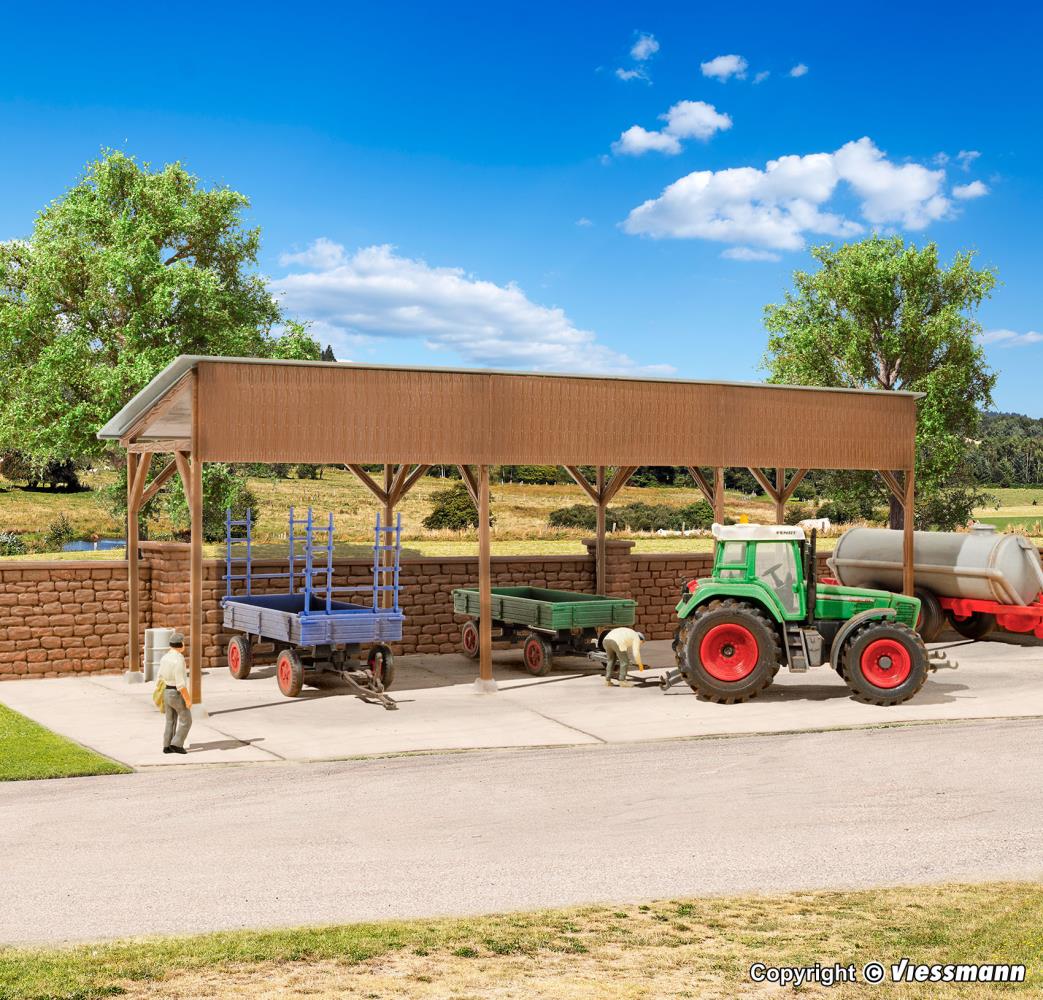 Kibri 38349 Holzcarport 1:87 Spur H0 Bausatz Neu OVP