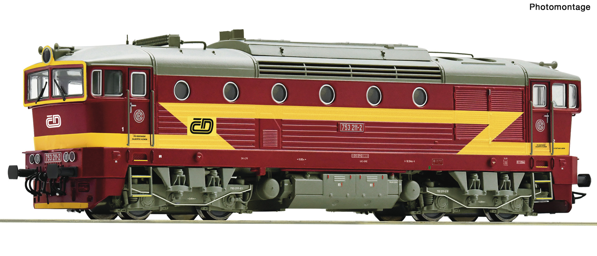 Roco 7320088 Diesellokomotive 753 211-2