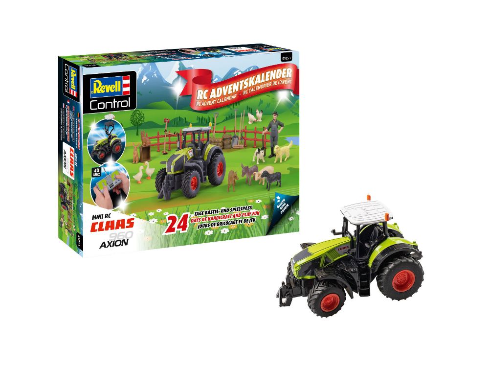 Revell 01053 Adventskalender RC Claas Axion 960 Traktor NEU OVP