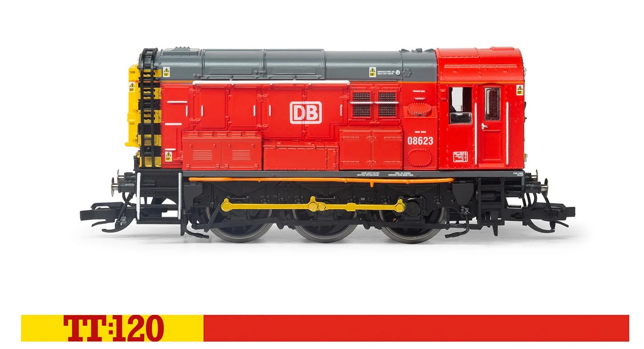 Hornby TT3002M DB Schenker Class 08 0-6-0 08623 Era 10 1:120 Spur TT