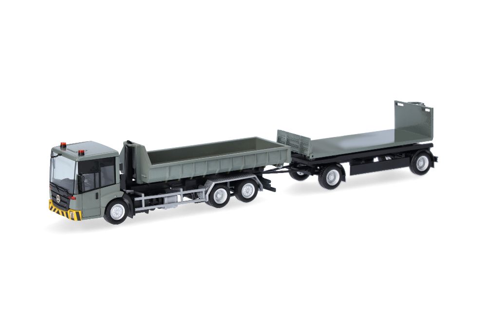 Herpa 321549 MB Econic WeLaHz m. Mulde/Flat 1:87