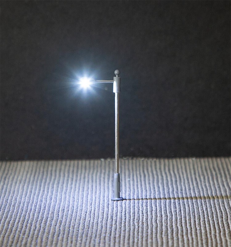 Faller 272122 LED-Straßenbeleuchtungen, Ansatzleuchte, 3 Stück 1:160 Spur