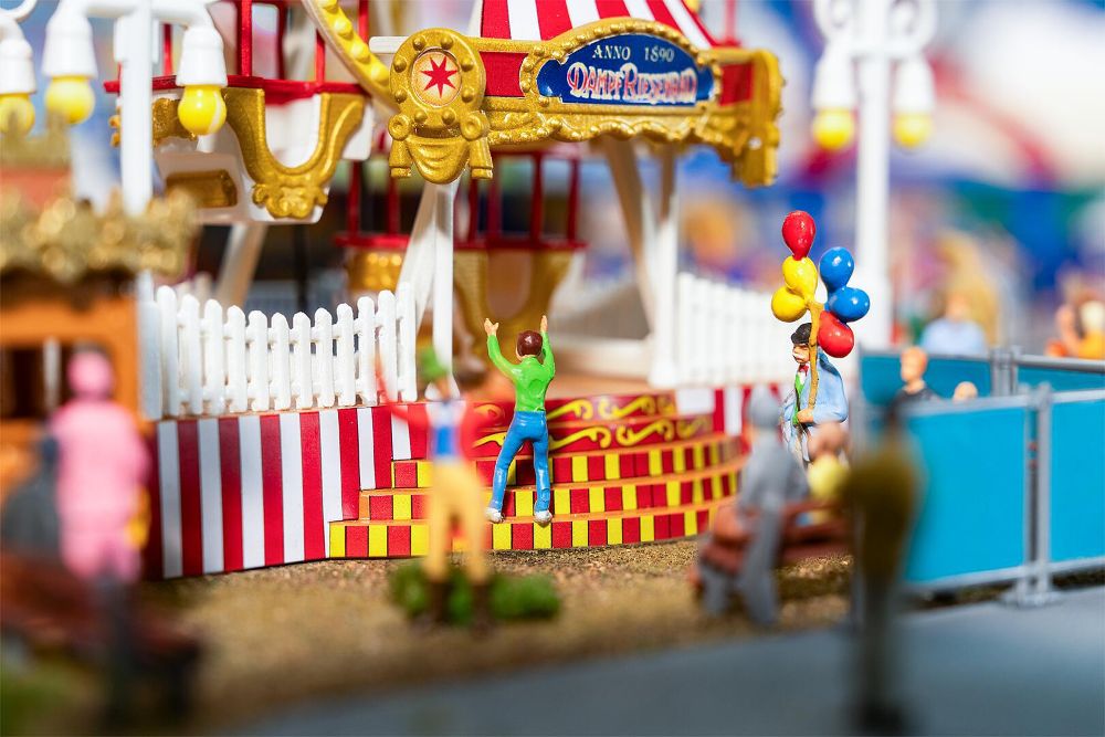 Faller 140311 Nostalgie Dampf-Riesenrad 1:87 Spur H0 Bausatz Neu