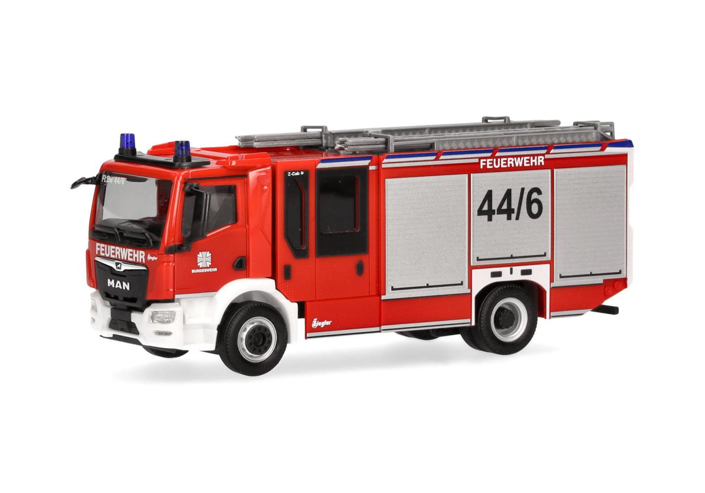 Herpa 747158 MAN TGM CC Z-Cab Bundeswehr/Feuerwehr 1:87