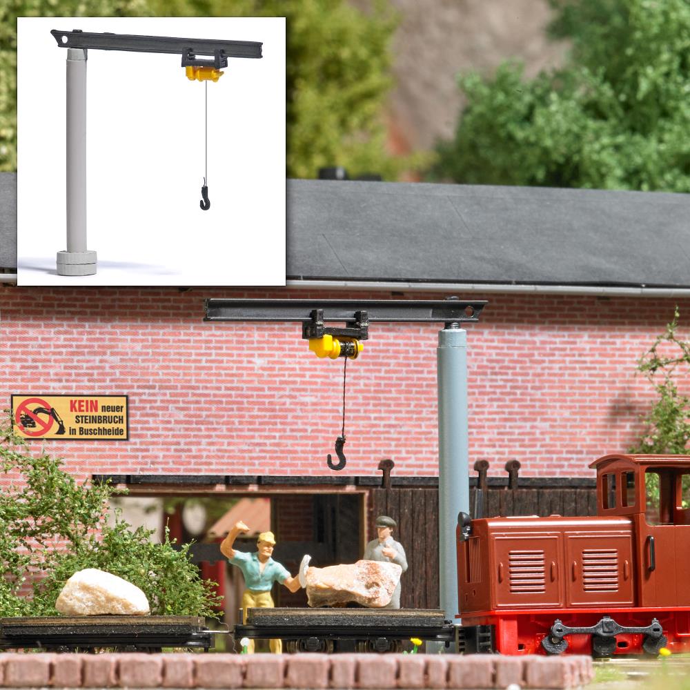 Busch 1819 Schwenkkran mit Laufkatze 1:87 Spur H0 Bausatz Neu