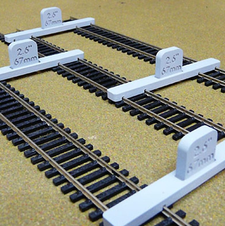 Proses PT-HO-02 Parallelgleislehre Baugr. H0/00, 4 x 67mm - Neu - OVP
