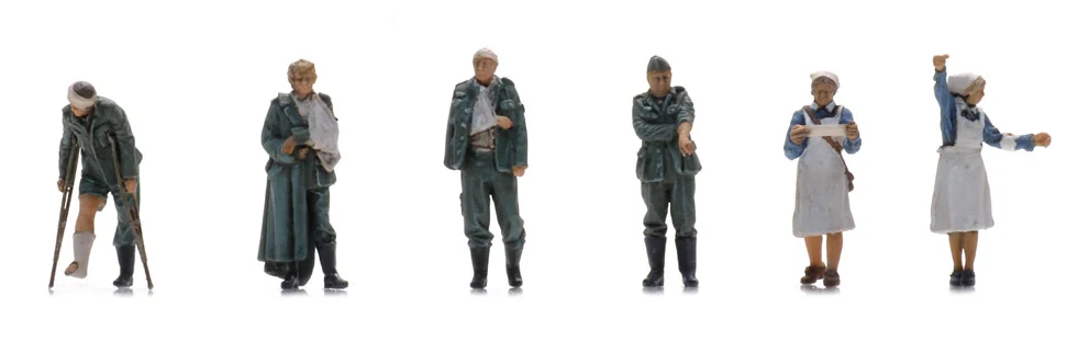Artitec 5870112 WM verwundete Soldaten + Krankenschwester Spur H0