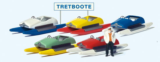Preiser 10685 Tretbootverleih