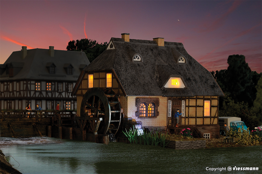 Kibri 39157 Moisburger Wassermühle 1:87 Spur H0 Bausatz Neu