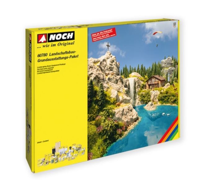 Noch 60780 Landschaftsbau-Grundausstattungs-Paket (Modellbau)