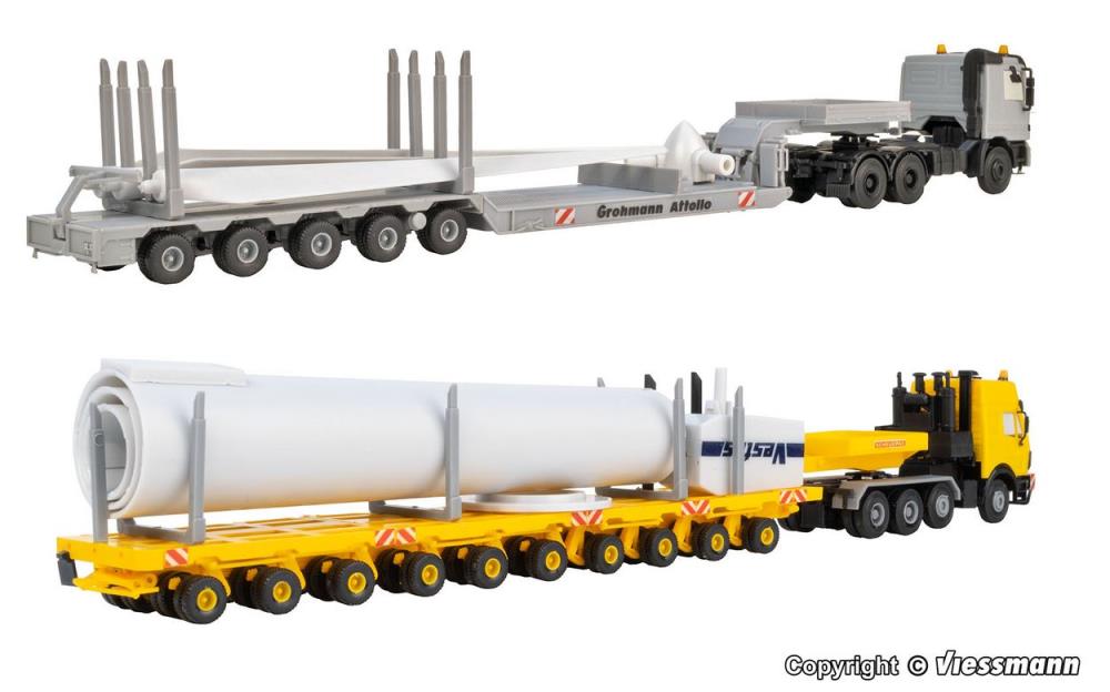 Kibri 13520 Windkraftanlagentransport - Spur H0 - Bausatz - Neu