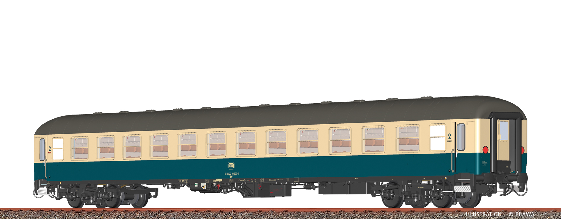 Brawa 58267 H0 Schnellzugwagen Bm235 DB