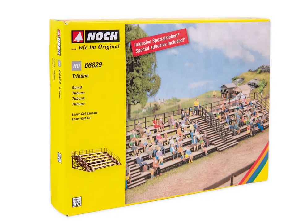 Noch 66829 Tribüne 1:87 Spur H0 Bausatz Neu OVP Laser-Cut