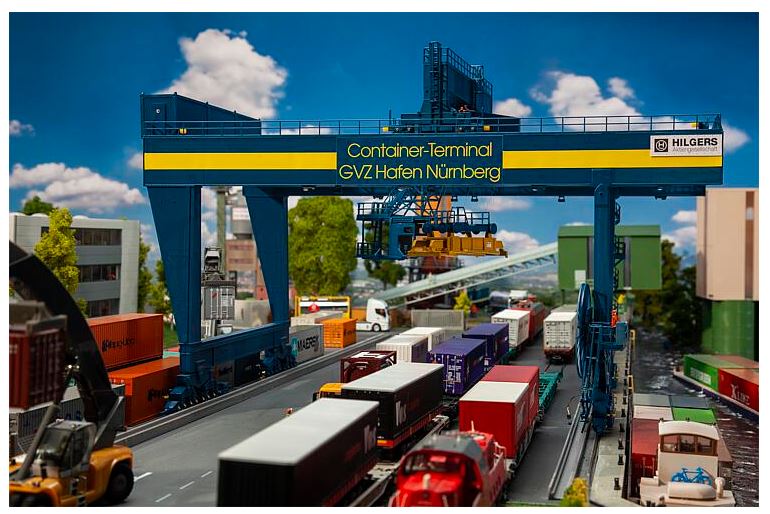 Faller 120291 Containerbrücke GVZ Hafen Nürnberg 1:87 Spur H0