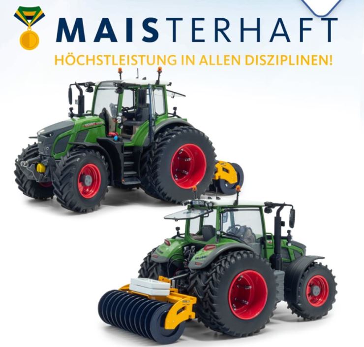 Universal Hobbies UH6712 Fendt 620 Vario 6 wheel version + Holaras Stego 1:32