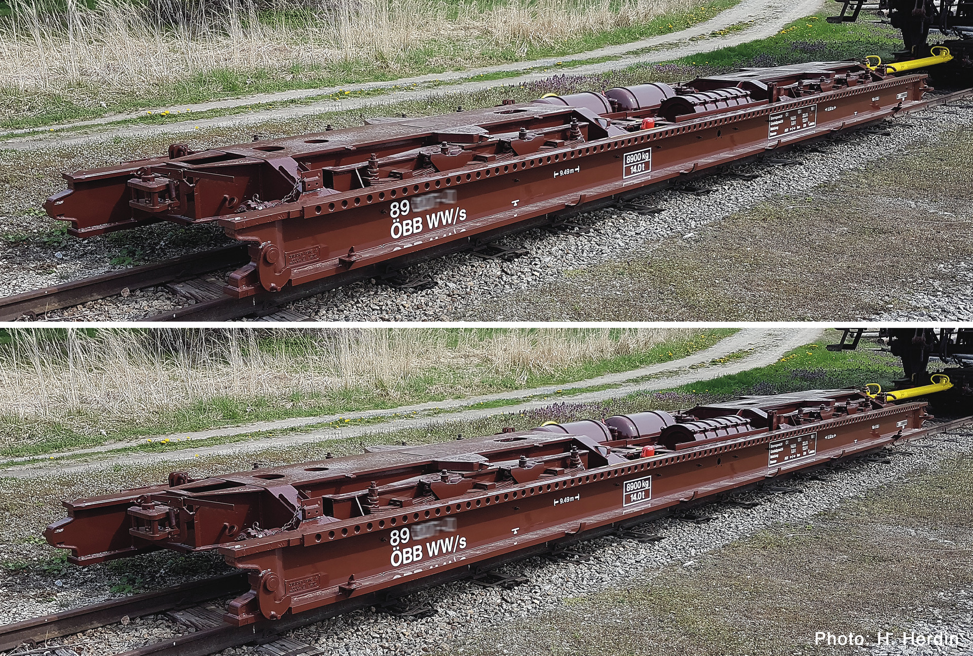 Roco 6640005 2-tlg. Set: Rollwagen