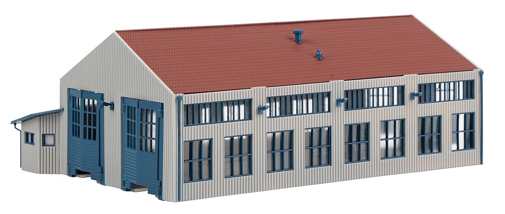 Faller 222107 Moderner Lokschuppen, 2-ständig - 1:160 Spur N - Bausatz
