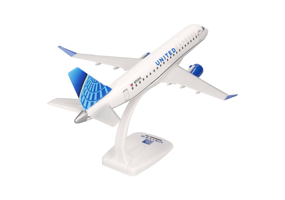 Herpa 614856 United Express Embraer E175 N753YX 1:100 Snap-Fit
