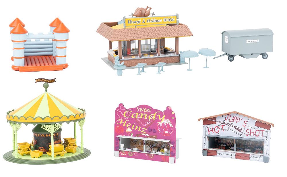 Faller 190094 Aktions-Set Ruhrpott-Kirmes 1:87 Spur H0 Bausatz NEU