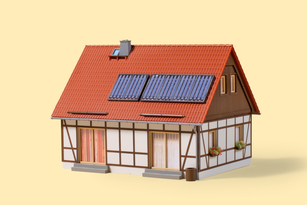 Auhagen 11453 Einfamilienhaus - Spur H0 - Bausatz - Neu - OVP