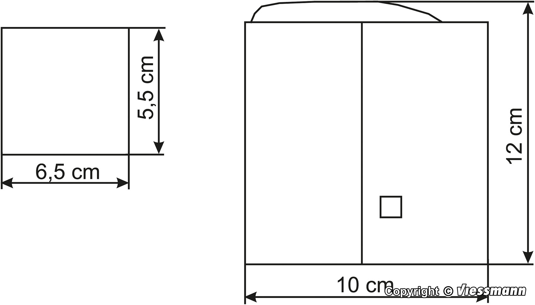 Vollmer 43961 Pension mit Carport 1:87 Spur H0 Bausatz Neu OVP