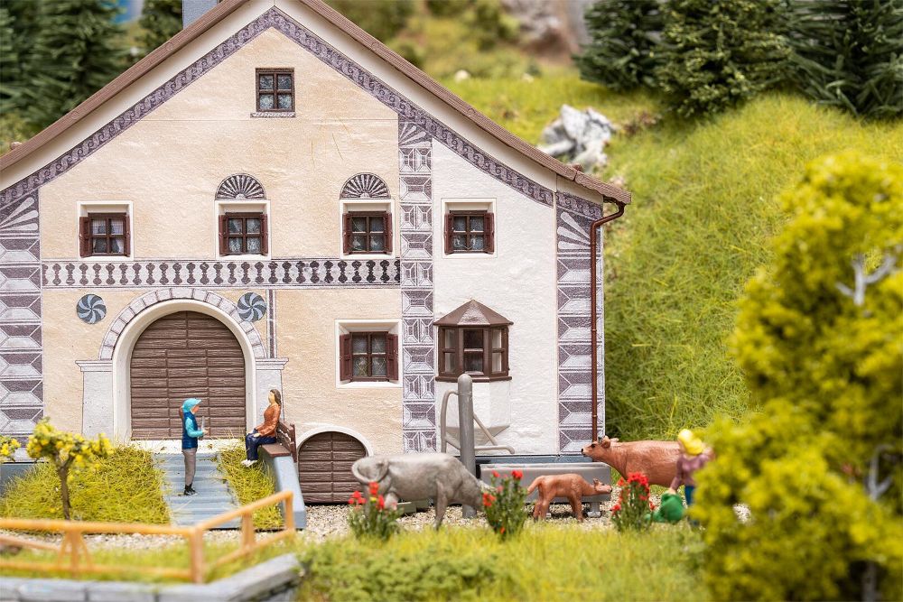 Faller 130663 Filmkulisse Schellen-Ursli 1:87 Spur H0 Bausatz NEU