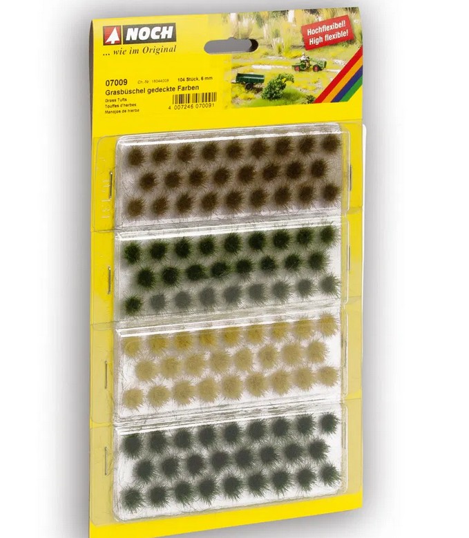 Noch 07009 Grasbüschel 104 Stück 6 mm NEU OVP