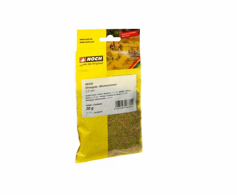 Noch 08330 Streugras “Blumenwiese” 2,5 mm 20 g Beutel NEU OVP