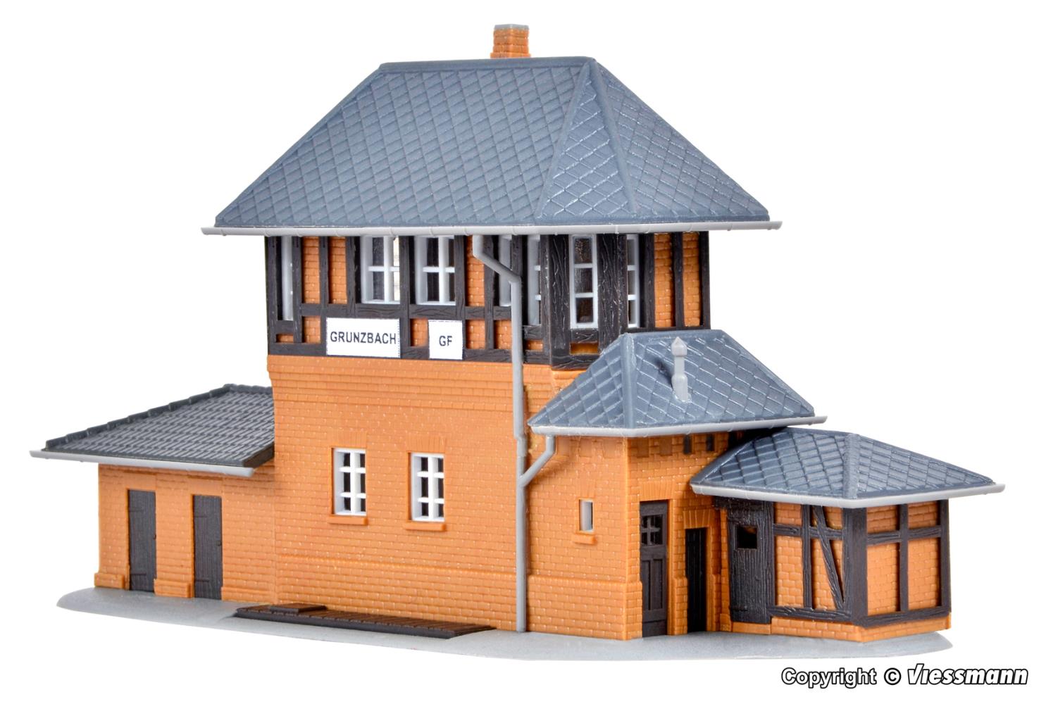 Kibri 37402 Stellwerk Grunzbach 1:160 Spur N Bausatz Neu OVP